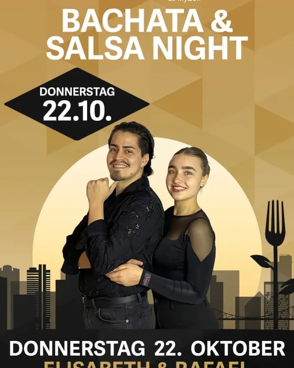 Bachata & Salsa Night - Poster del evento