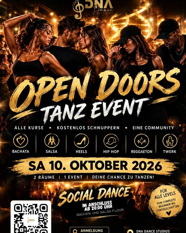Open Doors Tanz Event - Poster del evento