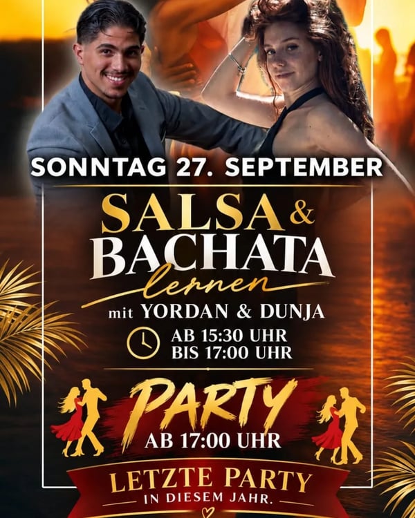Salsa & Bachata lernen - Event poster