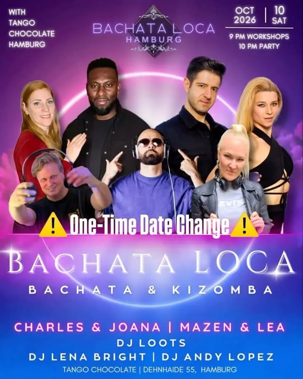 Bachata Loca Hamburg October Edition - Poster del evento
