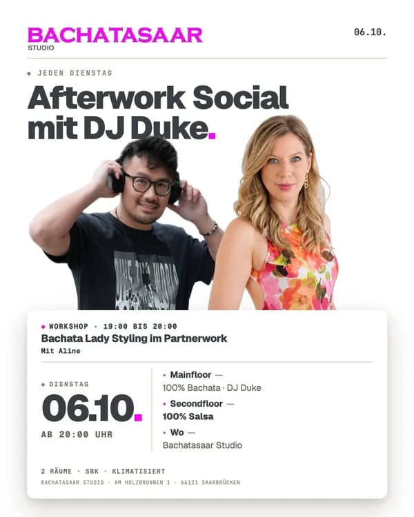 Afterwork Social mit DJ Duke - Poster del evento