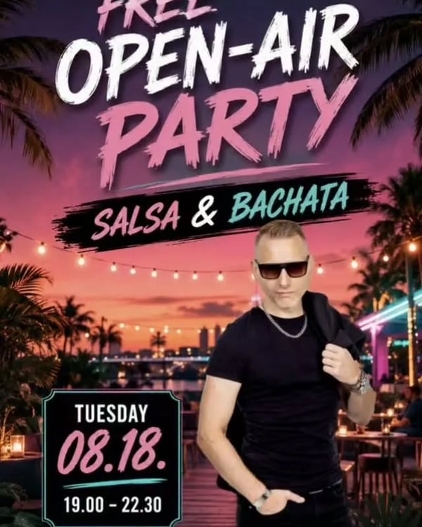 Free Open-Air Party – Salsa & Bachata