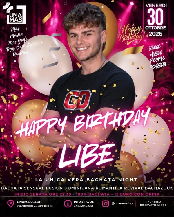 Happy Birthday Libe - Poster del evento