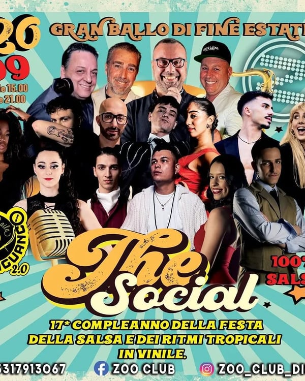 Gran Ballo di Fine Estate – Zoo Social - Event poster