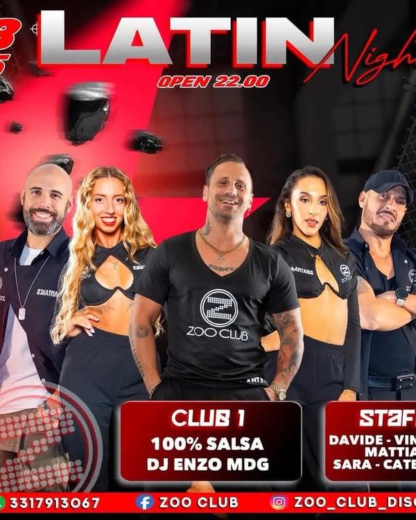 LATIN Night - Poster del evento