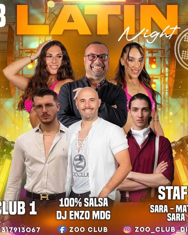 Latin Night - Event poster