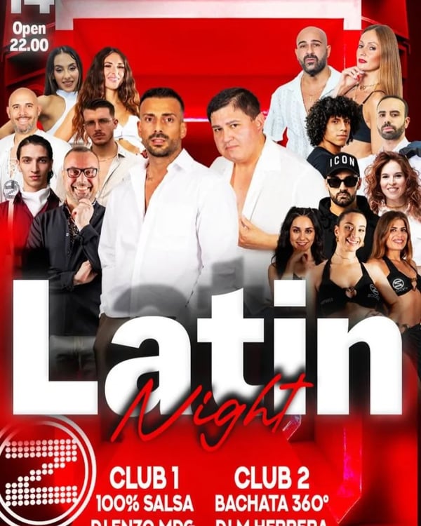 Latin Night - Poster del evento