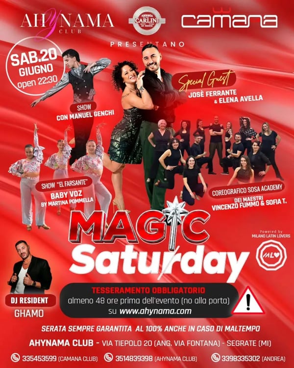 Magic Saturday - Poster del evento