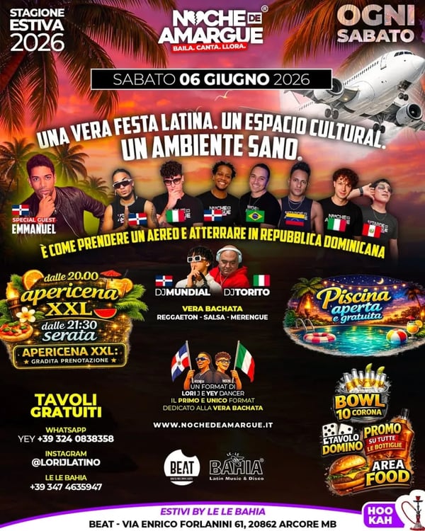 Noche de Amargue - Event poster