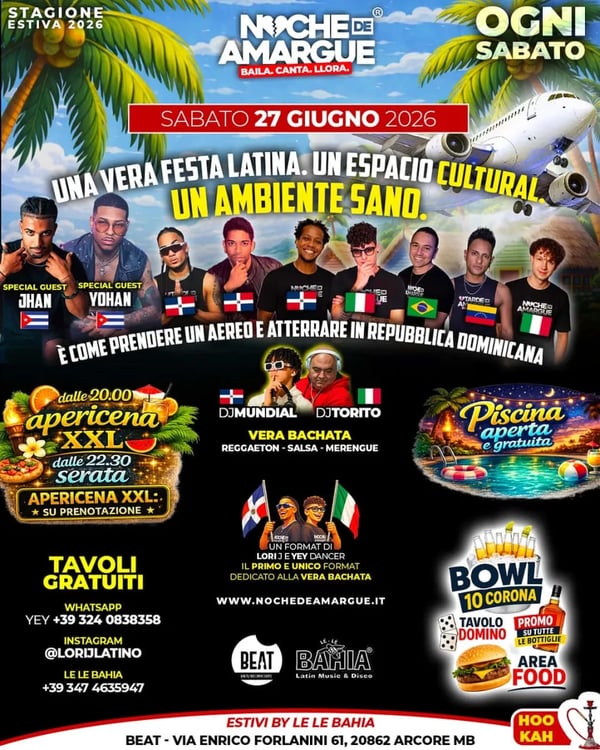 Noche de Amargue - Event poster