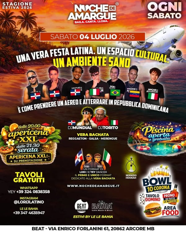 Noche de Amargue - Poster del evento