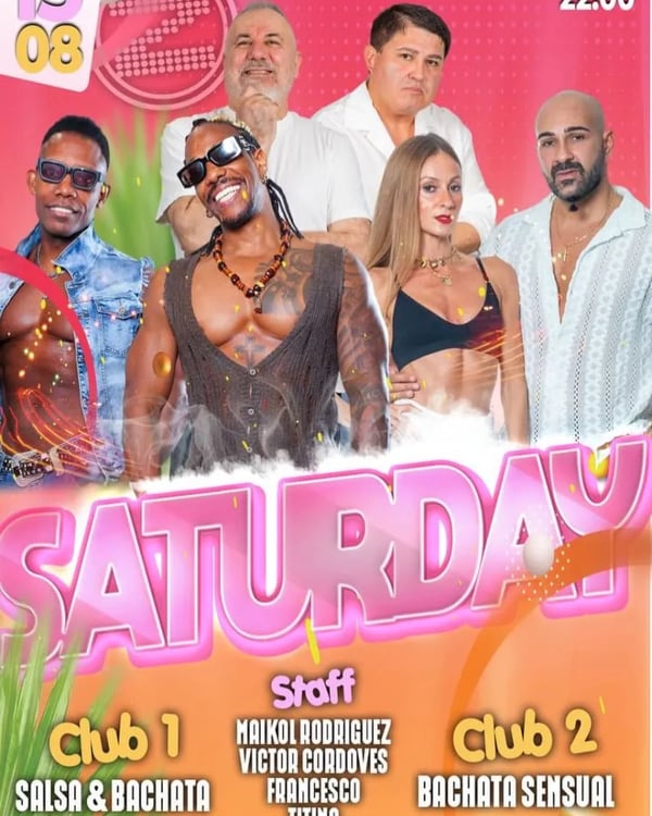 Saturday - Event poster