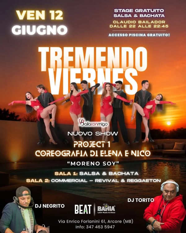 Tremendo Viernes - Poster del evento