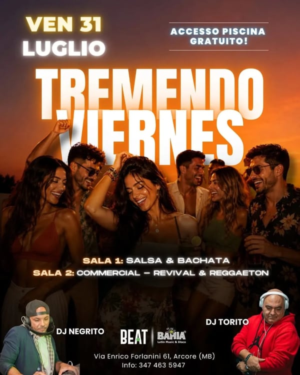 Tremendo Viernes - Poster del evento