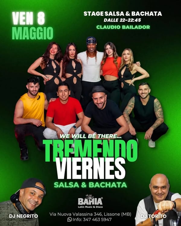 Tremendo Viernes Salsa & Bachata - Poster del evento