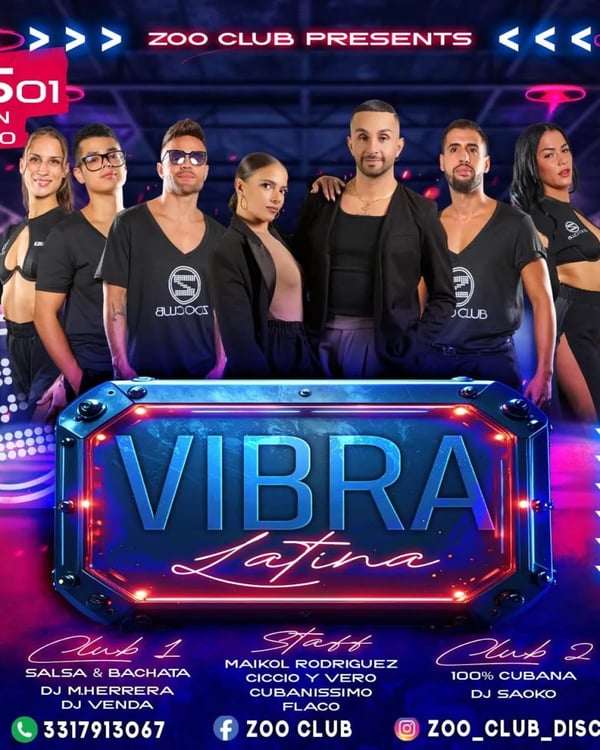 Vibra Latina - Event poster