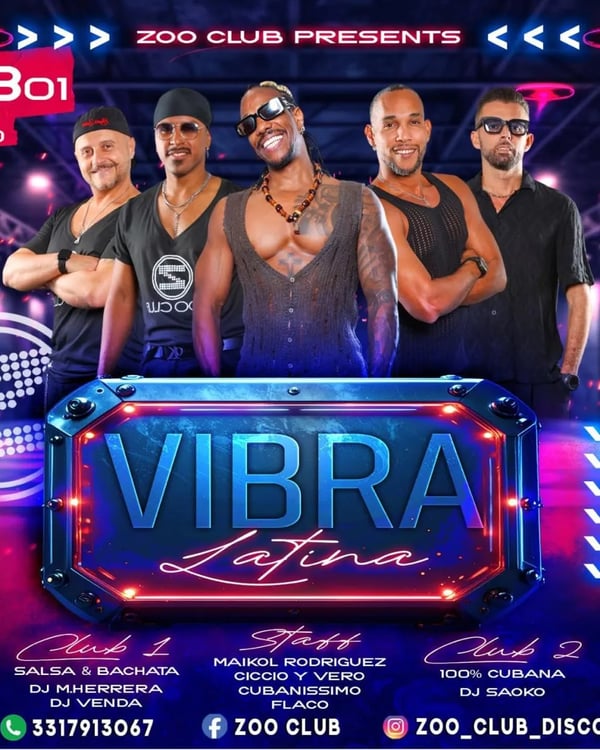 Vibra Latina - Event poster