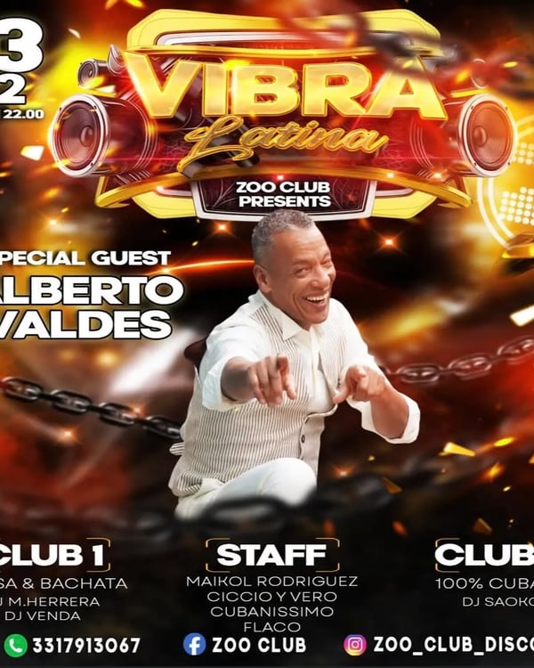Vibra Latina - Event poster