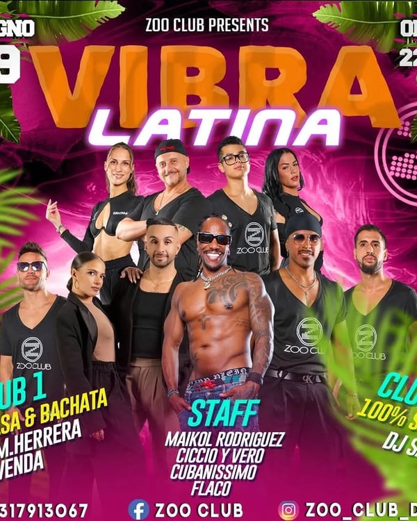 VIBRA LATINA - Event poster