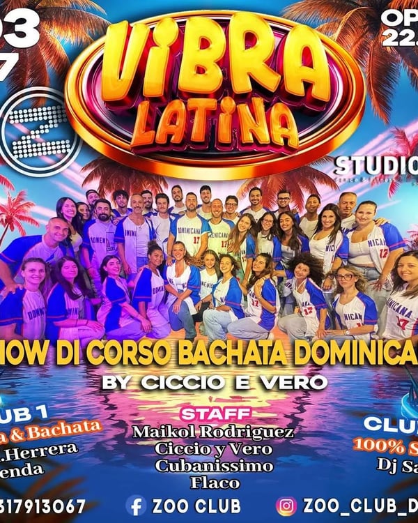 Vibra Latina - Event poster