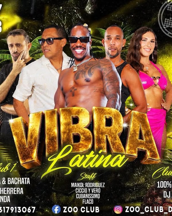 VIBRA Latina - Event poster