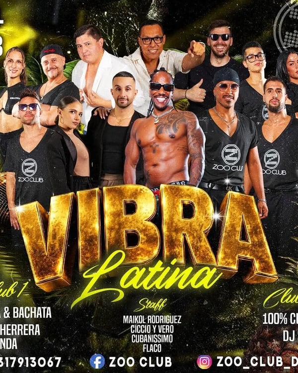 Vibra Latina - Event poster