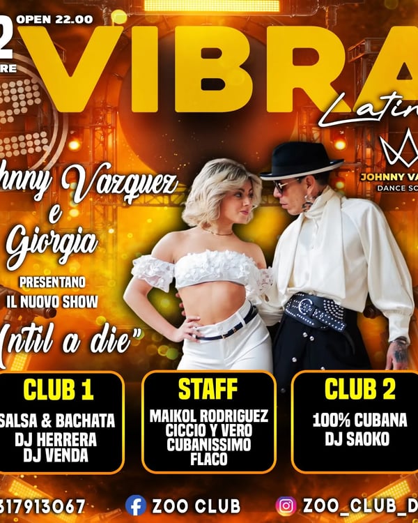 Vibra Latina - Poster del evento