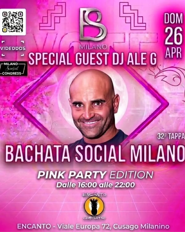 Bachata Social Milano — Pink Party Edition