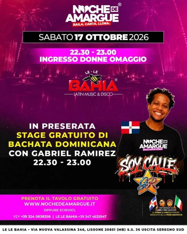 Noche de amargue - Poster del evento