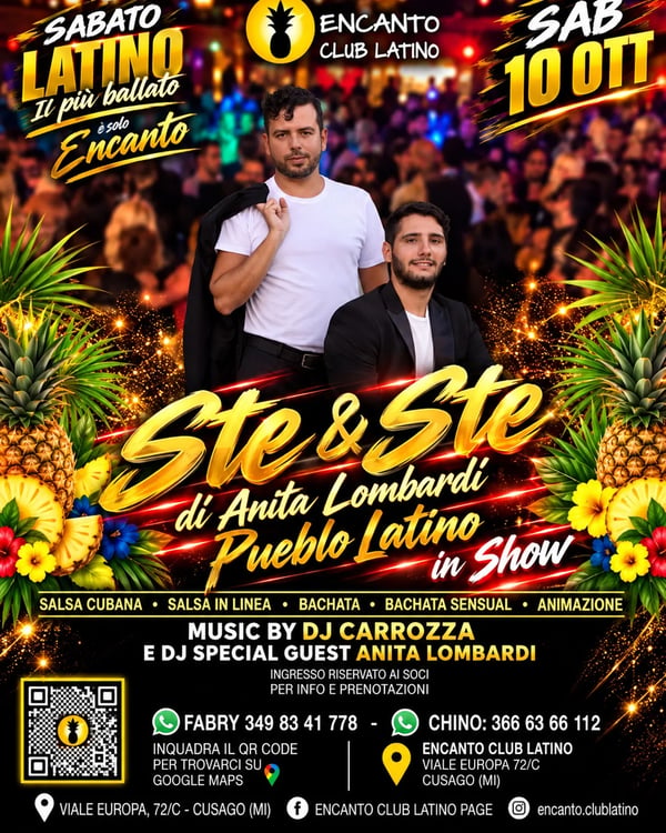 Sabato Latino - Poster del evento