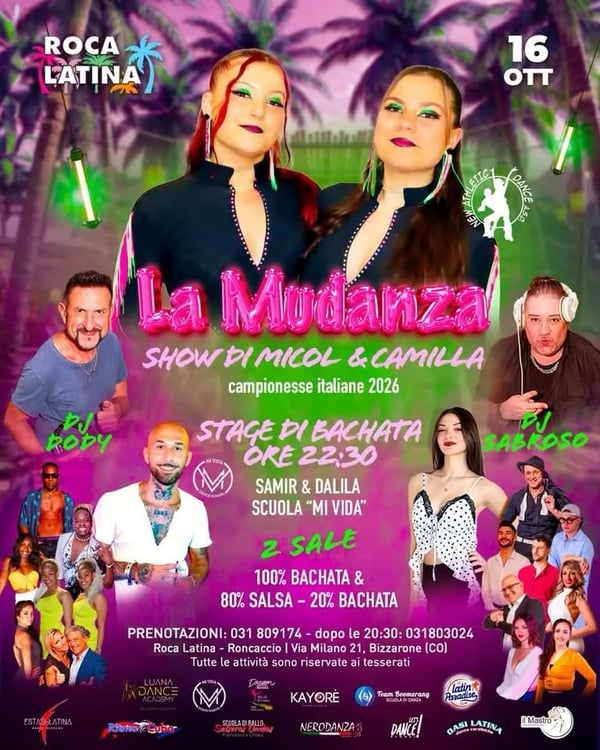 La Mudanza – Show di Micol & Camilla - Poster del evento