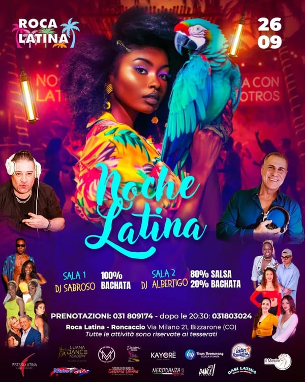 Noche latina - Poster del evento