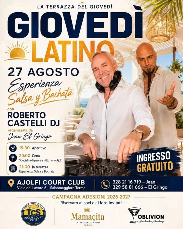 Giovedì Latino – La Terrazza del Giovedì