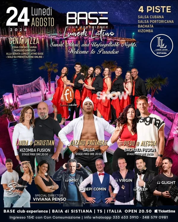 Lunedì Latino – Sunset Music and Unforgettable Night