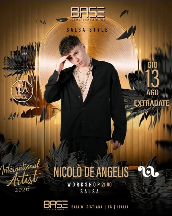 Nicolò De Angelis – International Salsa Artist Workshop