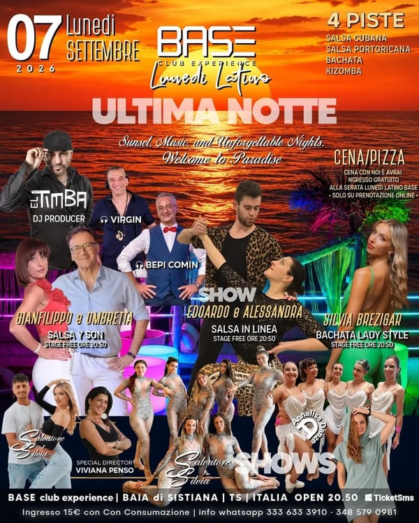 Ultima Notte – Lunedì Latino