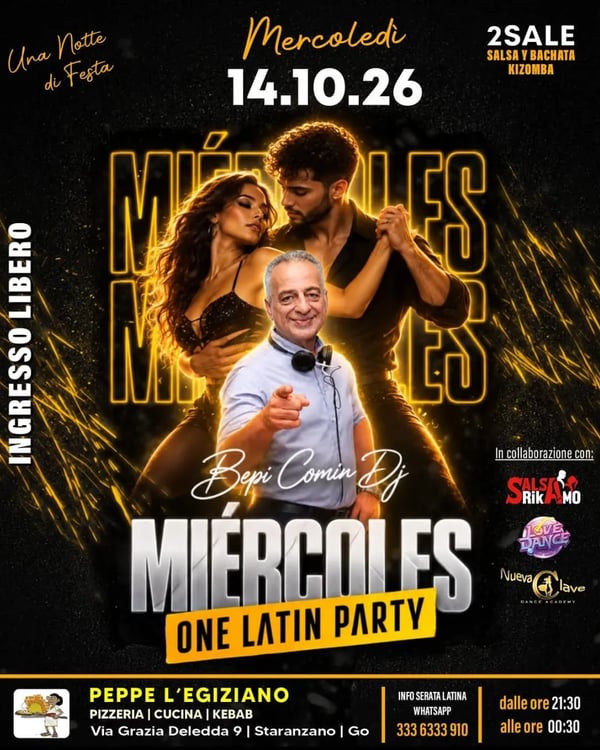 Miércoles One Latin Party