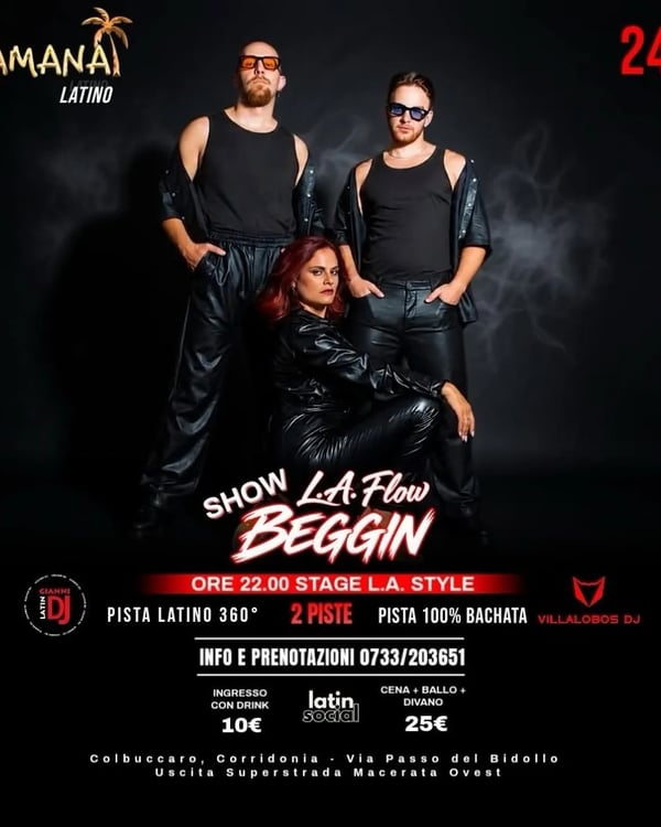Show L.A. Flow Beggin - Poster del evento