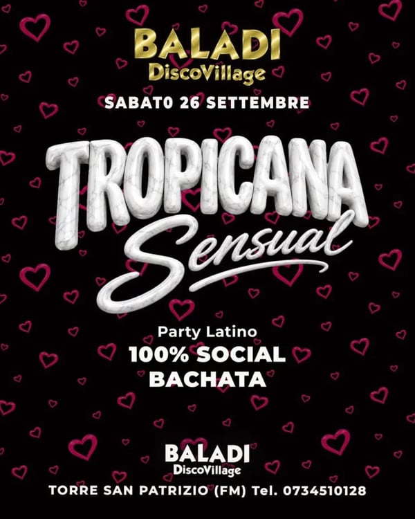 Tropical Sensual - Poster del evento