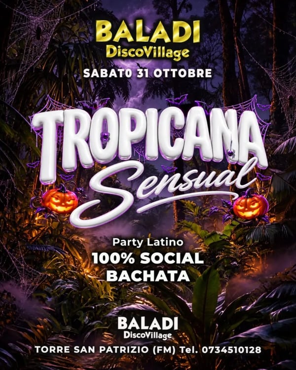 Tropicana Sensual - Poster del evento