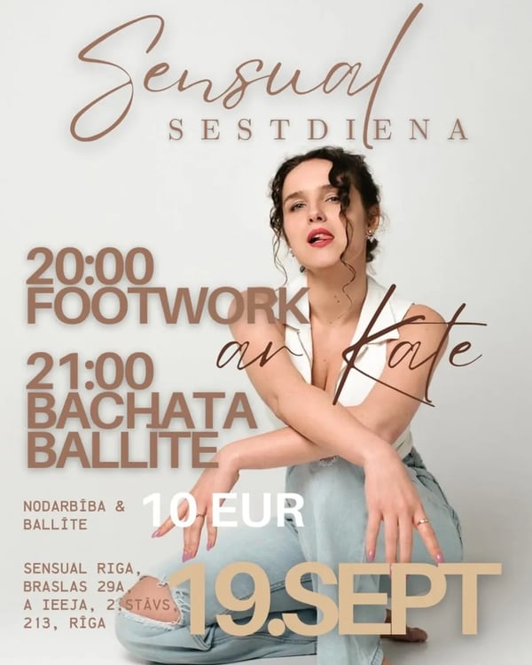 Sensual Sestdiena - Poster del evento
