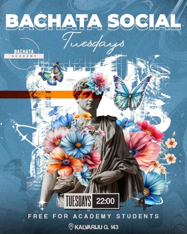 Bachata Social Tuesdays - Poster del evento
