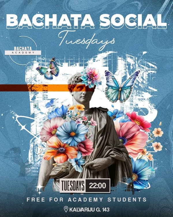 Bachata Social Tuesdays - Poster del evento