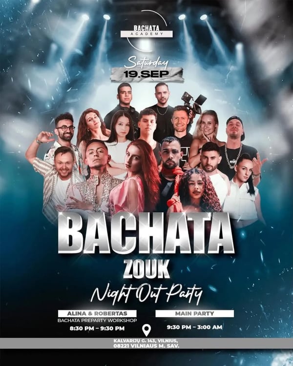 Bachata Zouk Night Out Party