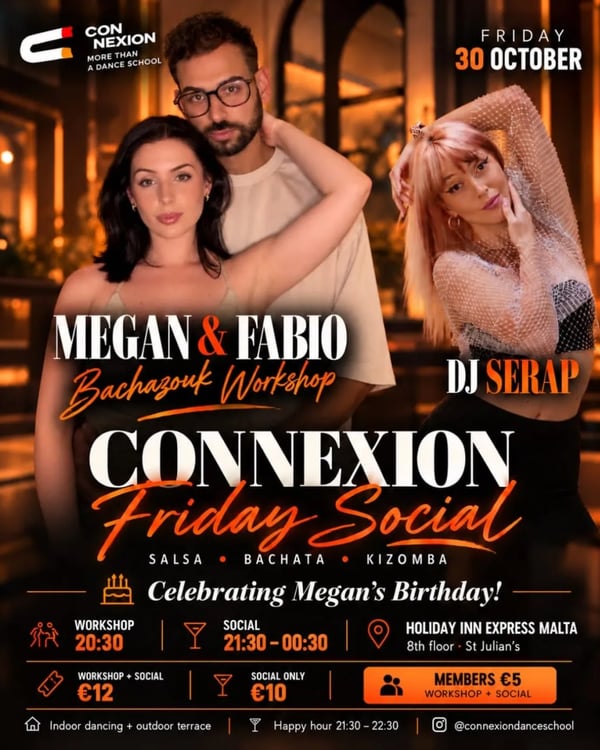 Connexion Friday Social - Poster del evento