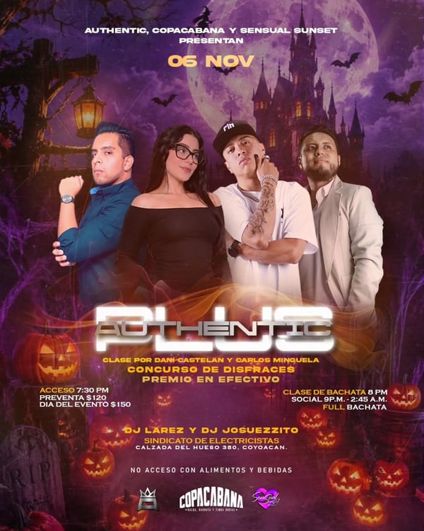 Authentic Plus - Event poster
