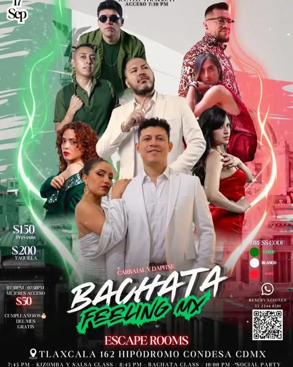Bachata Feeling MX - Event poster