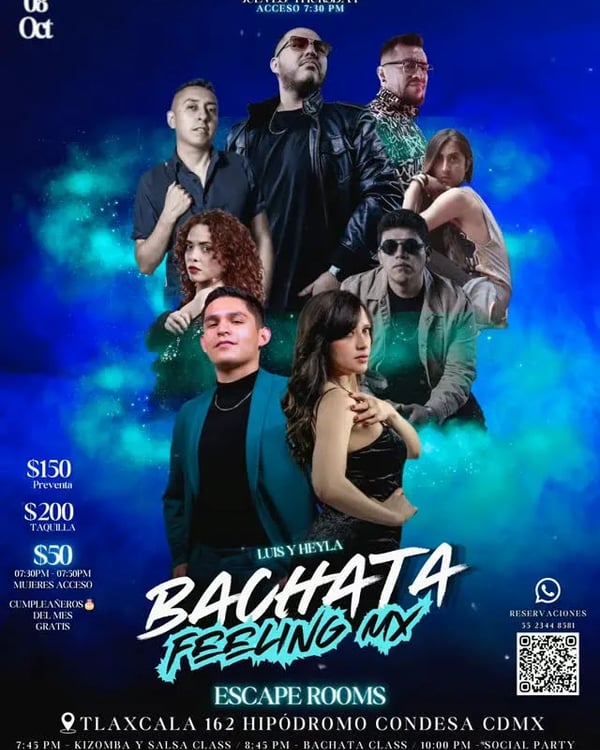 Bachata Feeling MX - Poster del evento