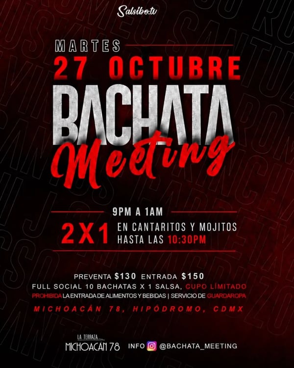Bachata Meeting - Poster del evento