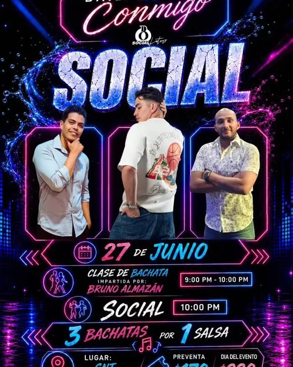 Baila Conmigo Social - Poster del evento